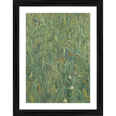 Ears of Wheat 1890 Painting With Wood Photo Frame (Multicolor)