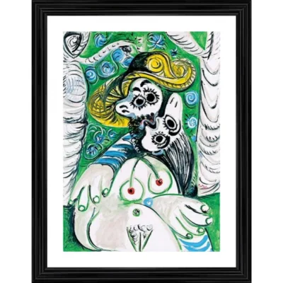 Kiss 1969 Painting With Wood Photo Frame (Multicolor)