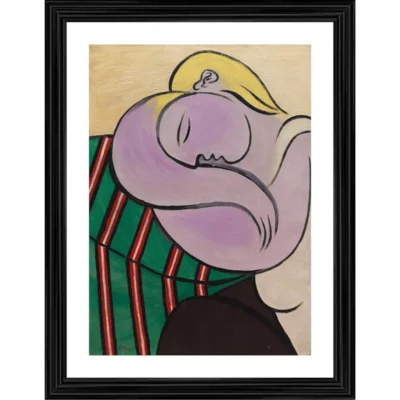 Woman with yellow hair 1931 Painting With Wood Photo Frame (Multicolor)