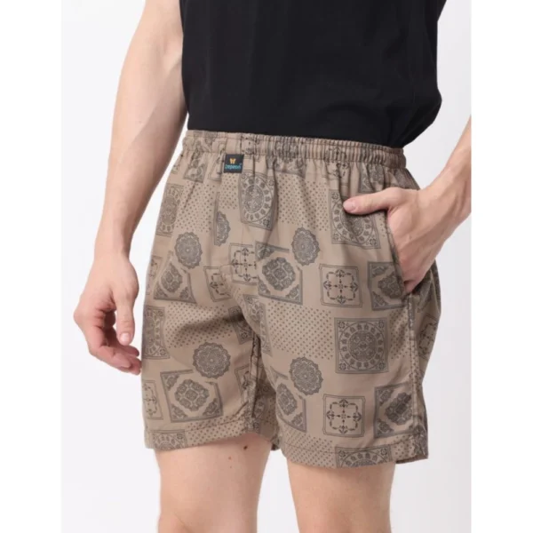 Pack_of_2 Men's Polycotton Printed Boxer Shorts (Multicolor) - Image 5