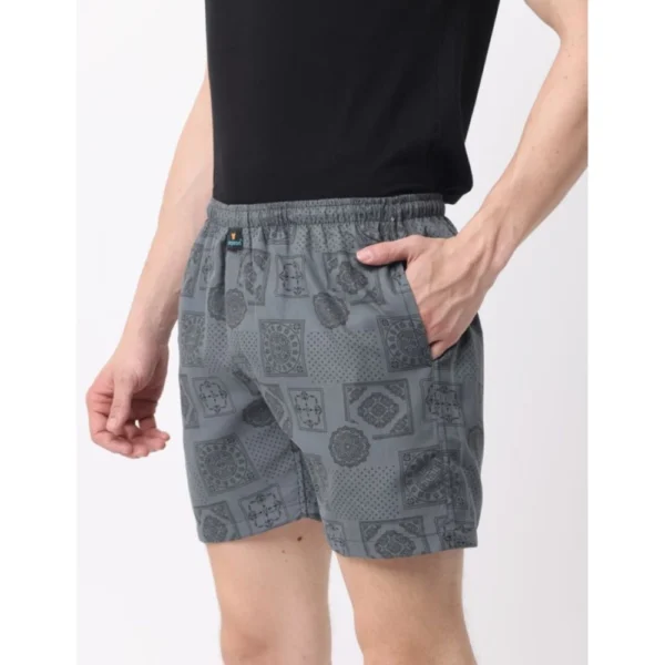 Pack_of_2 Men's Polycotton Printed Boxer Shorts (Multicolor) - Image 5
