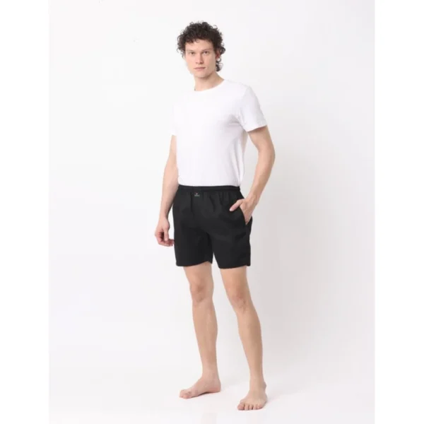 Pack_of_2 Men's Polycotton Solid Boxer Shorts (Multicolor) - Image 6