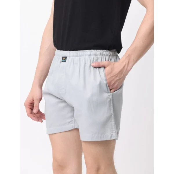 Pack_of_2 Men's Polycotton Solid Boxer Shorts (Multicolor) - Image 4