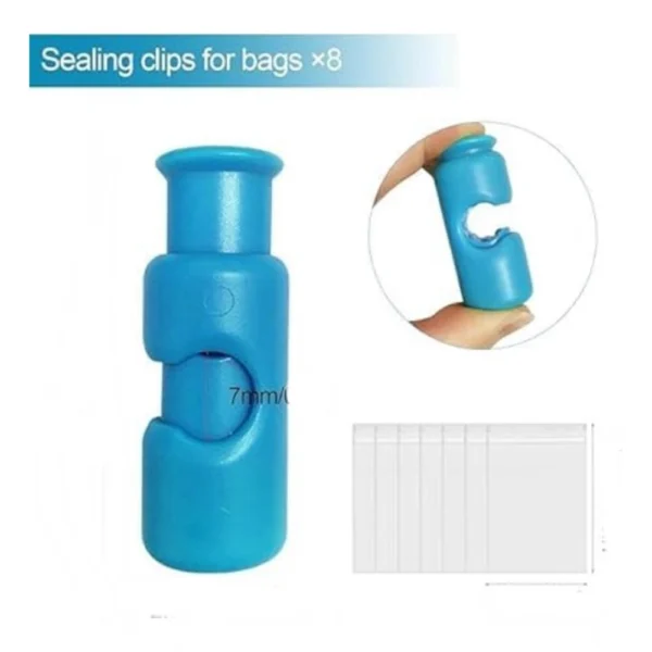 6Pcs Plastic Food Bag Sealing Clips (Multicolor) - Image 2