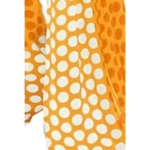 Womens Geogrette Saree with Blouse Digital Printed Saree (Yellow, 6.25 Mtr) - Image 3