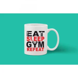 Printed Ceramic Coffee Mug - 1 Pieces, White, 11oz - Image 2