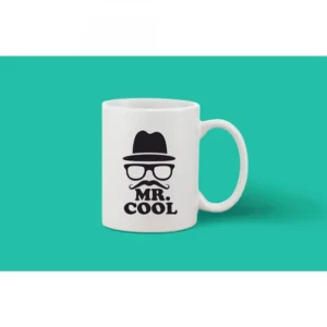 Printed Ceramic Coffee Mug - 1 Pieces, White, 11oz - Image 2