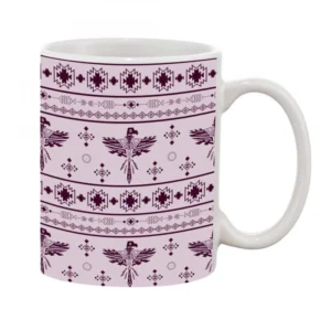 Printed Ceramic Coffee Mug - 1 Pieces, White, 11oz - Image 2
