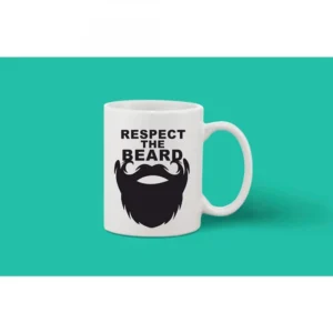 Printed Ceramic Coffee Mug - 1 Pieces, White, 11oz - Image 2