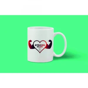 Printed Ceramic Coffee Mug - 1 Pieces, White, 11oz - Image 2