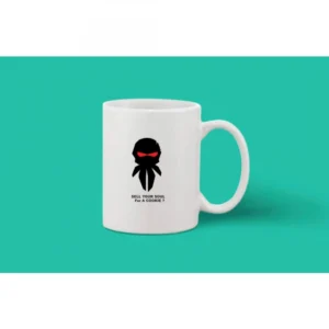Printed Ceramic Coffee Mug - 1 Pieces, White, 11oz - Image 2