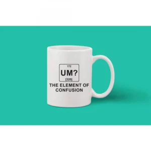 Printed Ceramic Coffee Mug - 1 Pieces, White, 11oz - Image 2