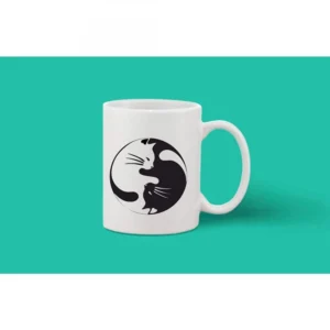 Printed Ceramic Coffee Mug - 1 Pieces, White, 11oz - Image 2