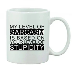Printed Ceramic Coffee Mug - 1 Pieces, White, 11oz - Image 2