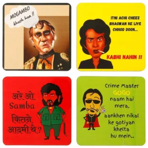 Wooden Coasters for Tea Coffee (Set of 4) - Image 3