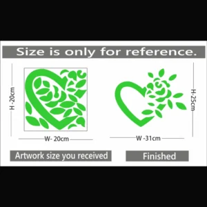 Green Decorative Radium Wall Sticker - Image 2