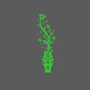 Green Home Decor Radium Wall Sticker - Image 4
