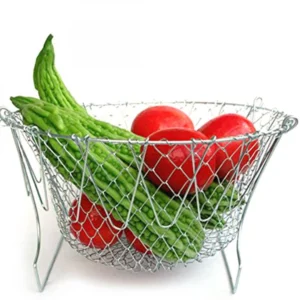 Foldable Strainer Chef Basket (Color: Assorted) - Image 5