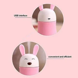 Lovely Rabbit Air Humidifier Usb Aroma Diffuse With Led Lamp - Image 3