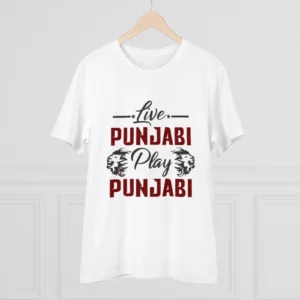 Men's PC Cotton Cricket Design Printed T Shirt (Color: White, Thread Count: 180GSM) - Image 3