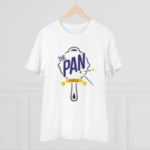 Men's PC Cotton The Pan Pubg Printed T Shirt (Color: White, Thread Count: 180GSM) - Image 3