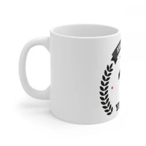 Ceramic 1st Anniversary Printed Coffee Mug (Color: White, Capacity:330ml) - Image 3
