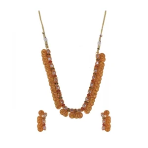 Women's Elegent Laxmi Coin Shape Jewellery Chowker Set (White, Free Size) - Image 2