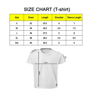 Men's PC Cotton 25th Birthday Printed T Shirt (Color: White, Thread Count: 180GSM) - Image 5