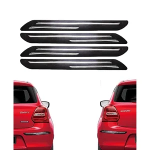 Set Of 4 Universal Car Bumper Protector Guard (Black) - Image 2
