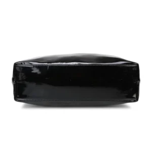 Women's Synthetic Solid Shoulder Bag (Black) - Image 4
