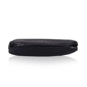 Women's Faux Leather Textured Sling Bag (Black) - Image 4