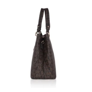Women's Faux Leather Printed Handheld Bag (Brown) - Image 5
