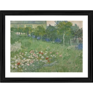 Daubignys Garden 1890 Painting With Wood Photo Frame (Multicolor) - Image 2