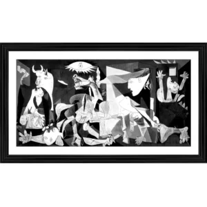 Guernica 1937 Painting With Wood Photo Frame (Multicolor) - Image 2