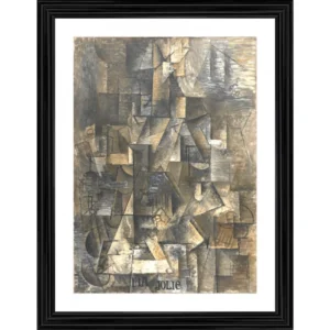 Ma Jolie My Pretty 1911 Painting With Wood Photo Frame (Multicolor) - Image 2