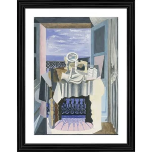 life in front of a window at Saint Raphael Painting With Wood Photo Frame (Multicolor) - Image 2