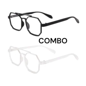 Pack Of 2 Classic Unisex UV400 Protection Sunglasses (MultiColor) - Image 4
