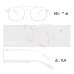 Pack Of 2 Classic Unisex UV400 Protection Sunglasses (MultiColor) - Image 3