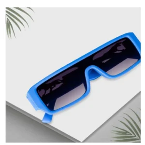 Classic Unisex UV400 Protection Sunglasses (Blue) - Image 5