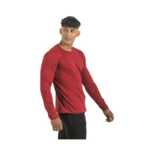 Pack of 2 Men's Casual Cotton Solid Full Sleeve Tshirts (Multicolor) - Image 3