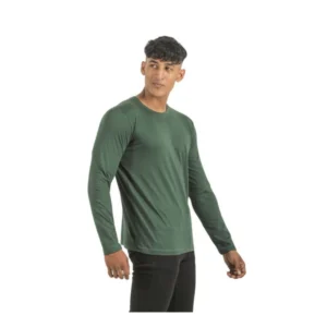 Pack of 2 Men's Casual Cotton Solid Full Sleeve Tshirts (Multicolor) - Image 5