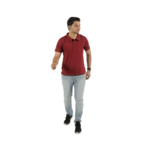 Pack of 2 Men's Casual Cotton Solid Short Sleeve Tshirts (Multicolor) - Image 6