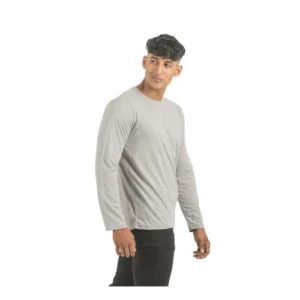 Pack of 2 Men's Casual Cotton Solid Full Sleeve Tshirts (Multicolor) - Image 4