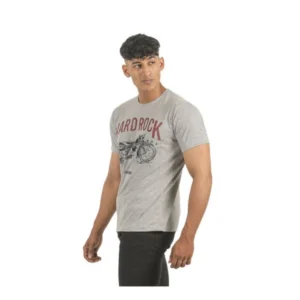 Pack of 2 Men's Casual Cotton Printed Short Sleeve Tshirts (Multicolor) - Image 4