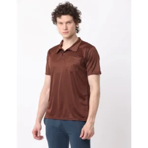 Pack of 2 Men's Casual Cotton Blend Solid Short Sleeve Tshirts (Multicolor) - Image 3