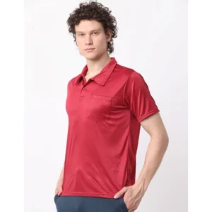 Pack of 2 Men's Casual Cotton Blend Solid Short Sleeve Tshirts (Multicolor) - Image 5