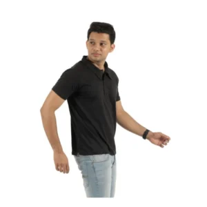 Pack of 2 Men's Casual Cotton Solid Short Sleeve Tshirts (Multicolor) - Image 4