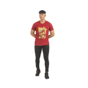 Pack of 2 Men's Casual Cotton Printed Short Sleeve Tshirts (Multicolor) - Image 6