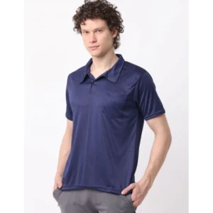 Pack of 2 Men's Casual Cotton Blend Solid Short Sleeve Tshirts (Multicolor) - Image 4