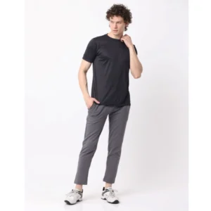 Pack of 2 Men's Casual Polyester Blend Solid Short Sleeve Tshirts (Multicolor) - Image 5